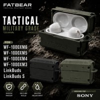 เคส FATBEAR Tactical Military Grade สำหรับ Sony WF-1000XM6 / WF-1000XM5 / WF-1000XM4 / WF-1000XM3 / LinkBuds / S