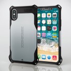 (แถมฟิล์มกันกระแทก) เคส iPhone X / XS ELECOM Zero Shock Case