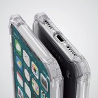 (แถมฟิล์มกันกระแทก) เคส iPhone X / XS ELECOM INVISIBLE Zero Shock Case