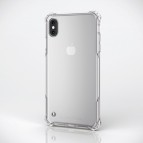 (แถมฟิล์มกันกระแทก) เคส iPhone XS Max ELECOM INVISIBLE Zero Shock Case
