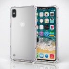 (แถมฟิล์มกันกระแทก) เคส iPhone XS Max ELECOM INVISIBLE Zero Shock Case
