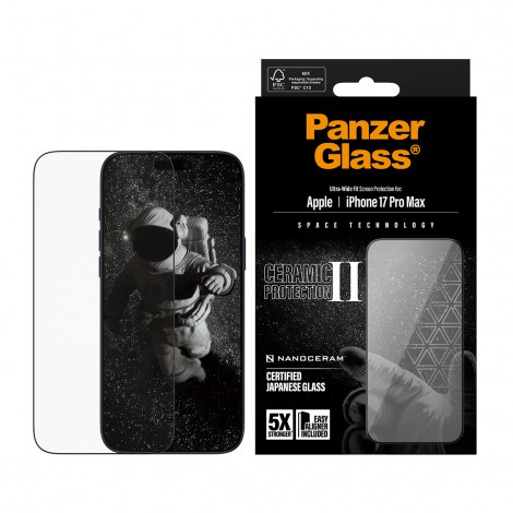 ฟิล์มกันรอย PanzerGlass Premium Screen Protector สำหรับ iPhone 17 / 16 / 15 / Air / Plus / Pro / Pro Max