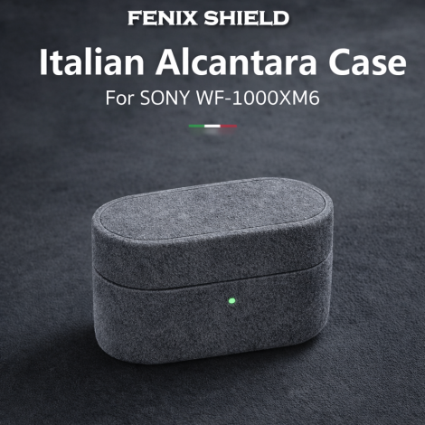 เคส FenixShield Alcantara Leather Cover Case สำหรับ SONY WF-1000XM6 / WF-1000XM5 / WF-1000XM4