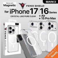 เคส FenixShield Crystal Hybrid III (Mark3) สำหรับ iPhone 17 / 16 / 15 / Air / Plus / Pro / Max