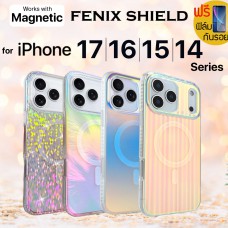 (แถมฟิล์ม) เคส FenixShield Tough Iridescent สำหรับ iPhone Air / 17 / 16 / 15 / 14 / Plus / Pro / Pro Max