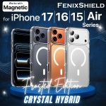 (แถมฟิล์ม) เคส FenixShield Crystal Hybrid [ Frost Edition ] สำหรับ iPhone Air / 17 / 16 / 15 / Plus / Pro / Max