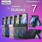  เคส พร้อมฟิล์มกระจก FenixShield Frost Stand สำหรับ Samsung Galaxy Z Flip7