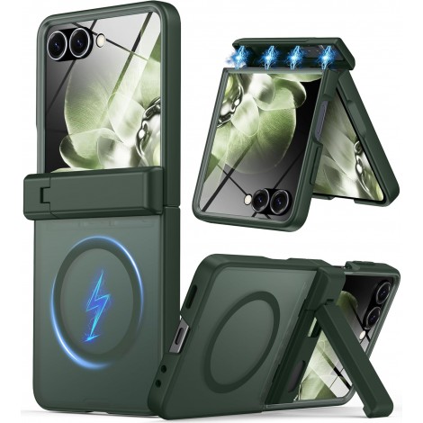  เคส พร้อมฟิล์มกระจก FenixShield Frost Stand สำหรับ Samsung Galaxy Z Flip7