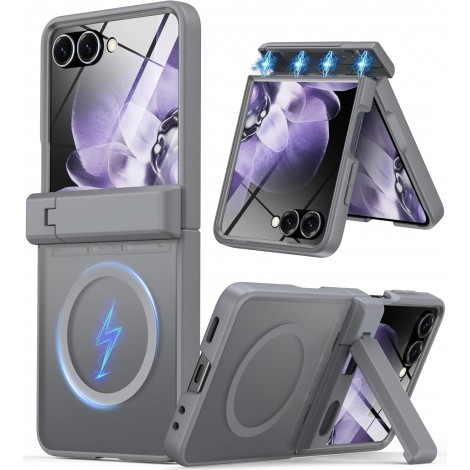  เคส พร้อมฟิล์มกระจก FenixShield Frost Stand สำหรับ Samsung Galaxy Z Flip7