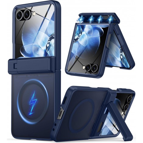  เคส พร้อมฟิล์มกระจก FenixShield Frost Stand สำหรับ Samsung Galaxy Z Flip7
