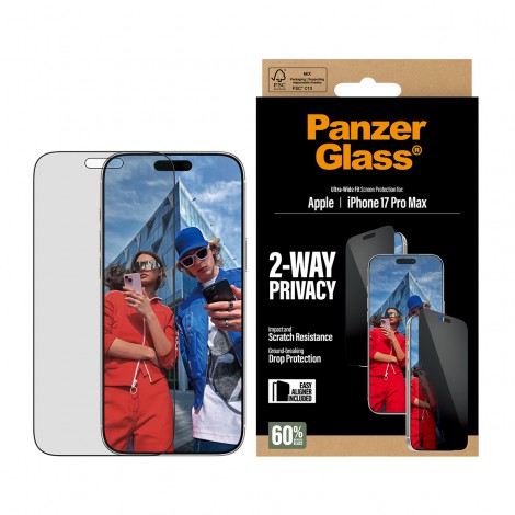 ฟิล์มกันรอย PanzerGlass Premium Screen Protector สำหรับ iPhone 17 / 16 / 15 / Air / Plus / Pro / Pro Max