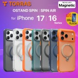 (แถมฟิล์ม) เคส TORRAS OSTAND SPIN / SPIN AIR สำหรับ iPhone 17 / 16 / Air / Pro / Pro Max
