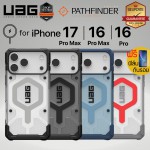 (แถมฟิล์ม) เคส UAG PATHFINDER CLEAR with MagSafe สำหรับ iPhone 17 Pro Max / 16 Pro Max / 16 Pro