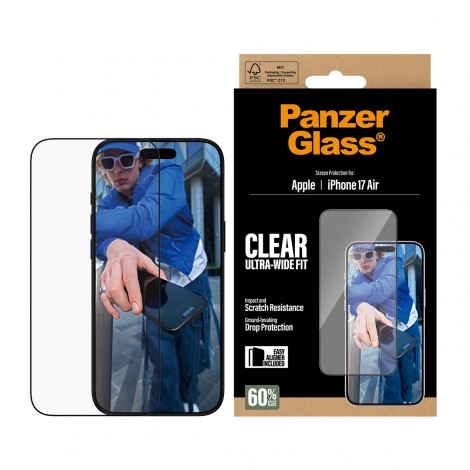 ฟิล์มกันรอย PanzerGlass Premium Screen Protector สำหรับ iPhone 17 / 16 / 15 / Air / Plus / Pro / Pro Max