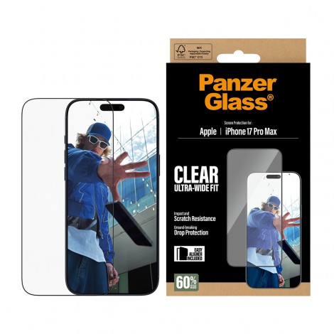 ฟิล์มกันรอย PanzerGlass Premium Screen Protector สำหรับ iPhone 17 / 16 / 15 / Air / Plus / Pro / Pro Max