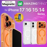 (แถมฟิล์ม) เคส AMAZINGTHING Minimal Drop Proof สำหรับ iPhone 17 / 16 / 15 / 14 / Air / Pro / Max / Plus 