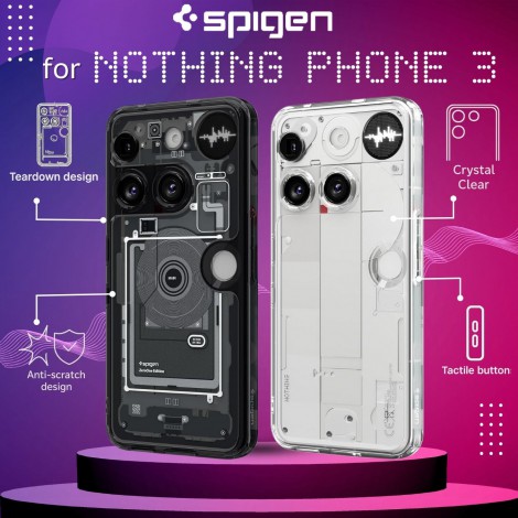 เคส SPIGEN Ultra Hybrid / Zero One สำหรับ Nothing Phone 3 เคส SPIGEN Ultra Hybrid / Zero One สำหรับ Nothing Phone 3