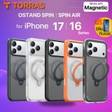 (แถมฟิล์ม) เคส TORRAS OSTAND SPIN / SPIN AIR สำหรับ iPhone 17 / 16 / Air / Pro / Pro Max