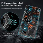 (แถมฟิล์ม) เคส FenixShield Crystal Hybrid [ CRAZY GAMER ] สำหรับ Samsung Galaxy S25 / S24 / S23 / S22 / Plus / Ultra / FE