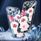 (แถมฟิล์ม) เคส FenixShield Crystal Hybrid [ LUXURY BLOOM ] สำหรับ iPhone 16e / 16 / 15 / 14 / 13 / 12 / Plus / Pro Max / mini