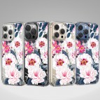 (แถมฟิล์ม) เคส FenixShield Crystal Hybrid [ LUXURY BLOOM ] สำหรับ iPhone 16e / 16 / 15 / 14 / 13 / 12 / Plus / Pro Max / mini