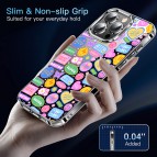 (แถมฟิล์ม) เคส FenixShield Crystal Hybrid [ Y2K ] สำหรับ iPhone 16e / 16 / 15 / 14 / 13 / 12 / Plus / Pro Max / mini