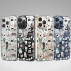 (แถมฟิล์ม) เคส FenixShield Crystal Hybrid [ BABYCAT ] สำหรับ iPhone 16e / 16 / 15 / 14 / 13 / 12 / Plus / Pro Max / mini