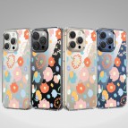 (แถมฟิล์ม) เคส FenixShield Crystal Hybrid [ FLORAL ] สำหรับ iPhone 16e / 16 / 15 / 14 / 13 / 12 / Plus / Pro Max / mini