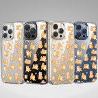 (แถมฟิล์ม) เคส FenixShield Crystal Hybrid [ SHIBA ] สำหรับ iPhone 16e / 16 / 15 / 14 / 13 / 12 / Plus / Pro Max / mini