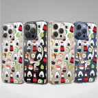 (แถมฟิล์ม) เคส FenixShield Crystal Hybrid [ SUSHI ] สำหรับ iPhone 16e / 16 / 15 / 14 / 13 / 12 / Plus / Pro Max / mini