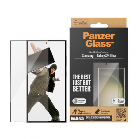 ฟิล์มกระจก PanzerGlass Case Friendly สำหรับ Galaxy S26 / S25 / S24 / S23 / S22 / Plus / Ultra / S21 FE