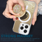 FenixShield Eleganz Snap GOLD CANDY Magnetic Grip Holder Stand