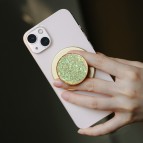 FenixShield Eleganz Snap GOLD GLITTER Magnetic Grip Holder Stand