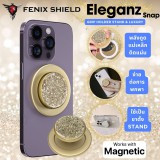FenixShield Eleganz Snap GOLD SHINING Magnetic Grip Holder Stand