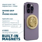 FenixShield Eleganz Snap GOLD SPARKING Magnetic Grip Holder Stand