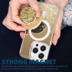 FenixShield Eleganz Snap GOLD SPARKING Magnetic Grip Holder Stand