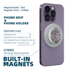  ที่จับโทรศัพท์ FenixShield Eleganz Snap SILVER CANDY Magnetic Grip Holder Stand