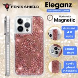 เคส FenixShield Eleganz RUBY SPARKLE MagSafe สำหรับ iPhone 15 Pro Max