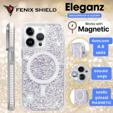 เคส FenixShield Eleganz SAPPHIRE SPARKLE MagSafe สำหรับ iPhone 15 Pro Max / 15 Pro