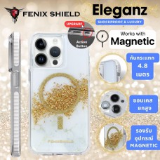  เคส FenixShield Eleganz TROY MARBLE MagSafe สำหรับ iPhone 15 Pro Max / 15 Pro / 15 Plus / 15