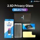 (ของแท้) ฟิล์มกระจกกันคนมอง เต็มจอ HiShield Selected 2.5D Privacy สำหรับ Galaxy S26 / S25 / S24 / Plus / Ultra