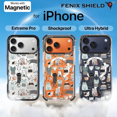 เคส FenixShield - [ BABYCAT ] สำหรับ iPhone Air / 17 / 16 / 15 / 14 / 13 / Plus / Pro / Pro Max