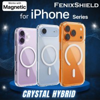 เคส FenixShield Crystal Hybrid สำหรับ iPhone Air / 17 /16e / 16 / 15 / 14 / 13 / 12 / Plus / Pro / Max / mini