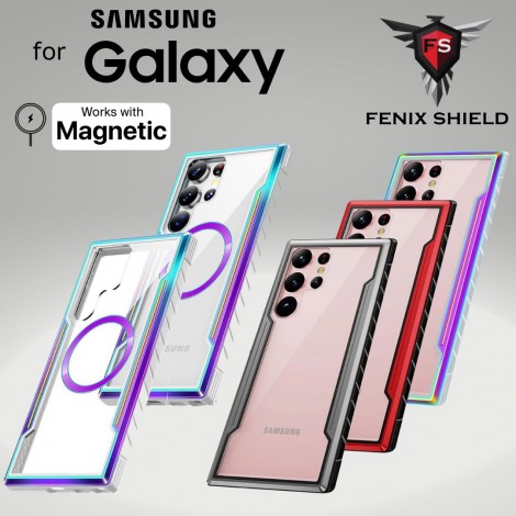 (แถมฟิล์ม) เคส FenixShield Thunder Shield สำหรับ Samsung Galaxy S24 Ultra / S23 (แถมฟิล์ม) เคส FenixShield Thunder Shield สำหรับ Samsung Galaxy S24 Ultra / S23