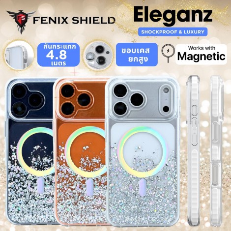 เคส FenixShield Eleganz COSMOS STARLIGHT สำหรับ iPhone Air / 17 / 16 / 15 / 14 / 13 / Plus / Pro / Max