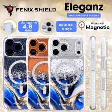 เคส FenixShield Eleganz LAPIS LAZULI สำหรับ iPhone 17 / 16 / 15 / 14 / Plus / Pro / Max