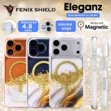 เคส FenixShield Eleganz TROY MARBLE สำหรับ iPhone Air / 17 / 16 / 15 / 14 / 13 / Plus / Pro / Max 