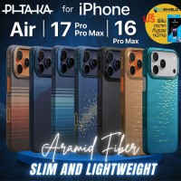 (แถมฟิล์มกระจก) เคส Pitaka Aramid Ultra-Slim สำหรับ iPhone Air / 17 Pro / 17 Pro Max / 16 Pro Max