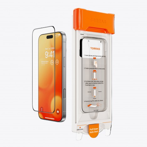 TORRAS ฟิล์มกระจก OrigArmor Screen Protector สำหรับ iPhone 17 Pro Max / 17 Pro