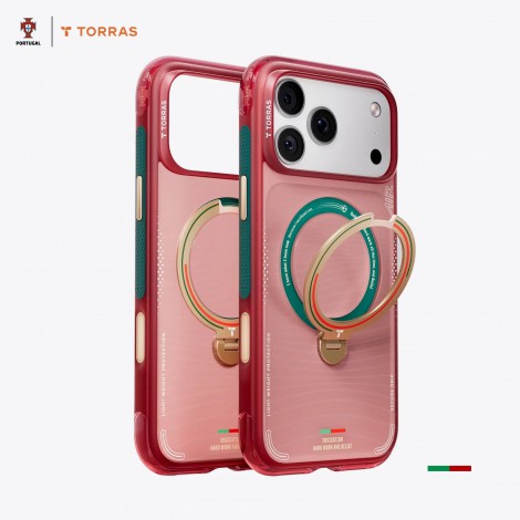 (แถมฟิล์ม) เคส TORRAS OSTAND Q3 SPIN / SPIN AIR สำหรับ iPhone 17 / 16 / Air / Plus / Pro / Pro Max